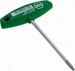 Wiha - T15 Torx Key - T-Handle, 100mm Length Under Head - Caliber Tooling