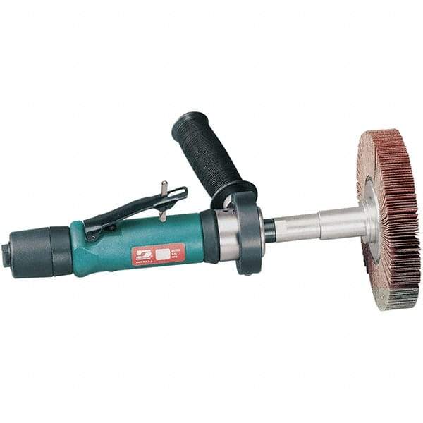 Dynabrade - 0.7 hp, 3,400 RPM Finishing Sander - 34.5 CFM Air Consumption, 6.21 bar Air Pressure, 1/4 NPT Inlet - Caliber Tooling