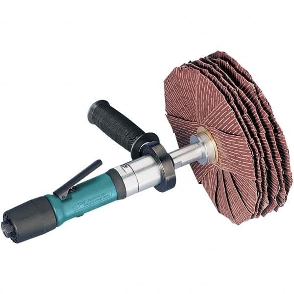 Dynabrade - 0.4 hp, 200-950 RPM Finishing Sander - 22 CFM Air Consumption, 6.21 bar Air Pressure, 1/4 NPT Inlet - Caliber Tooling