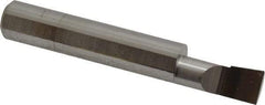 Accupro - 0.32" Min Bore Diam, 3/4" Max Bore Depth, 3/8 Shank Diam, Corner Radius Boring Bar - 0.005 to 0.008" Corner Radius, Right Hand Cut, Solid Carbide, Bright Finish - Exact Industrial Supply