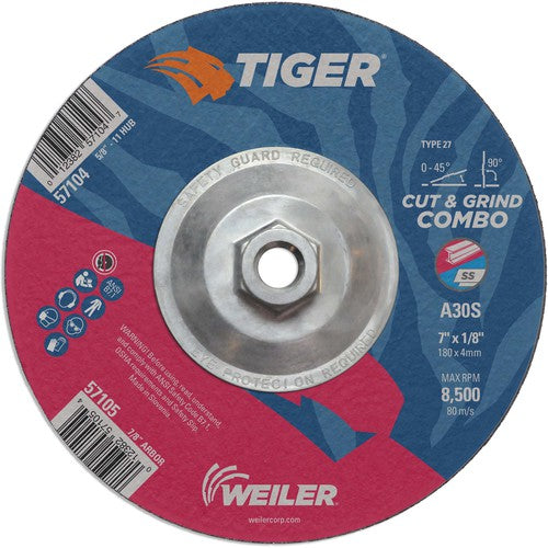 7X1/8 A30S A/O T27 COMBO WHEEL - Caliber Tooling