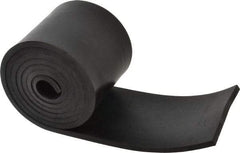 Made in USA - 1/4" Thick x 4" Wide x 60" Long, Buna-N Rubber Strip - Stock Length, 60 Shore A Durometer, 800 to 1,000 psi Tensile Strength, -20 to 170°F, Black - Caliber Tooling