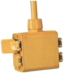 Woodhead Electrical - 1 Gang, Rectangle Outlet Box - 4" Overall Height x 4" Overall Width, Weather Resistant - Caliber Tooling