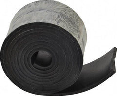 Made in USA - 1/8" Thick x 2" Wide x 60" Long, Neoprene Rubber Strip - Stock Length, 60 Shore A Durometer, 1,000 to 1,200 psi Tensile Strength, -40 to 212°F, Black - Caliber Tooling