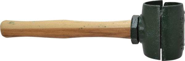 Garland - 5-1/4 Lb Head 2-3/4" Face Malleable Iron Split Head Hammer without Faces - 12" Wood Handle - Caliber Tooling