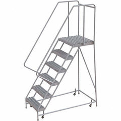 TRI-ARC - Rolling & Wall Mounted Ladders & Platforms Type: Rolling Warehouse Ladder Style: Rolling Safety Ladder - Caliber Tooling