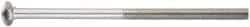 Value Collection - 5/16-18 UNC 4" Length Under Head, Standard Square Neck, Carriage Bolt - 18-8 Stainless Steel, Uncoated - Caliber Tooling