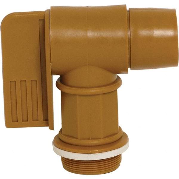 Wesco Industrial Products - 2" NPT Plastic Rigid Drum Faucet - FM Approved, No Arrester, Manual Closing, 6" Long Extension - Caliber Tooling