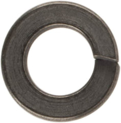 Made in USA - #2, 0.02" Thick Split Lock Washer - 400 Stainless Steel, Passivated Finish, 0.088" Min ID, 0.094" Max ID, 0.172" Max OD - Caliber Tooling