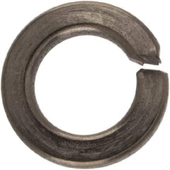 Made in USA - #6, 0.031" Thick Split Lock Washer - 400 Stainless Steel, Passivated Finish, 0.141" Min ID, 0.148" Max ID, 0.25" Max OD - Caliber Tooling