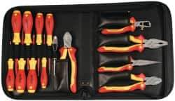 Wiha - 14 Piece Insulated Hand Tool Set - Comes in Zippered Carrying Case - Caliber Tooling