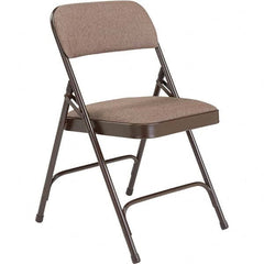 National Public Seating - Folding Chairs Pad Type: Folding Chair w/Fabric Padded Seat Material: Fabric; Steel - Caliber Tooling