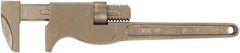 Ampco - 10" Aluminum Bronze Alloy Monkey Wrench - 1-7/8" Pipe Capacity - Caliber Tooling