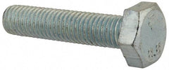 Value Collection - M10x1.50mm Metric Coarse, 45mm Length Under Head Hex Head Cap Screw - Fully Threaded, Grade 8.8 Steel, Zinc-Plated Finish, 17mm Hex - Caliber Tooling