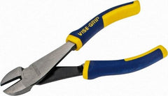 Irwin - 6" OAL, Diagonal Cutter - 13/16" Jaw Length x 13/16" Jaw Width, Oval Head, ProTouch Handle - Caliber Tooling