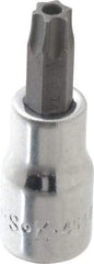 SK - 3/8" Drive, T45 Torx Bit Socket - 2" OAL, Tamper Resistant - Caliber Tooling