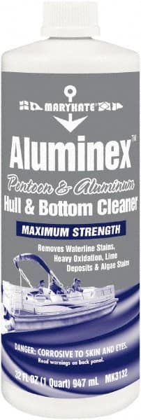 CRC - Water-Based Solution Pontoon and Aluminum Hull Cleaner - 32 Ounce Bottle, Up to 32°F Freezing Point - Caliber Tooling