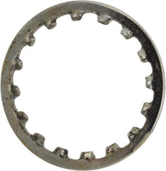 Value Collection - 3/8" Screw, 0.391" ID, Steel Internal Tooth Lock Washer - 0.507" OD, Zinc-Plated, Grade 1075 - Caliber Tooling