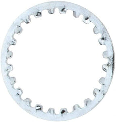 Value Collection - 7/16" Screw, 0.4755" ID, Steel Internal Tooth Lock Washer - 0.6005" OD, Zinc-Plated, Grade 1075 - Caliber Tooling