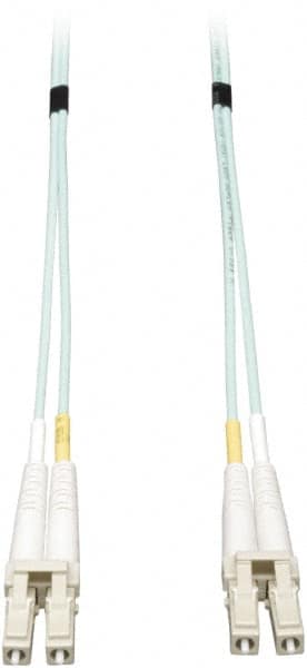 Tripp-Lite - 10' Long, LC/LC Head, Multimode Fiber Optic Cable - Aqua, Use with LAN - Caliber Tooling