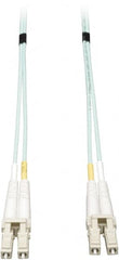 Tripp-Lite - 10' Long, LC/LC Head, Multimode Fiber Optic Cable - Aqua, Use with LAN - Caliber Tooling