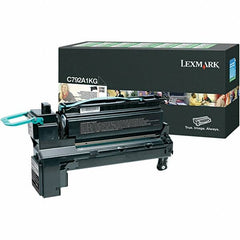 Lexmark - Black Toner Cartridge - Use with Lexmark C792 - Caliber Tooling