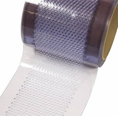 Aleco - Clear Replacement Vinyl Strip Standard Dock Curtain Strips - 8" Wide x 150' Long x 0.08" Thick, PVC - Caliber Tooling