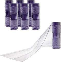 Aleco - Clear Replacement Vinyl Strip Standard Dock Curtain Strips - 12" Wide x 9' Long x 1/8" Thick, PVC - Caliber Tooling