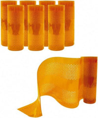 Aleco - Amber Replacement Vinyl Strip Standard Dock Curtain Strips - 12" Wide x 8' Long x 1/8" Thick, PVC - Caliber Tooling