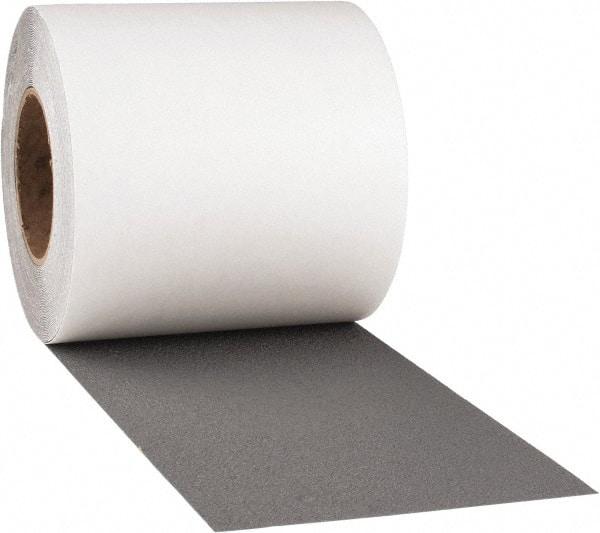 PRO-SAFE - Gray Solid Color Anti-Slip Vinyl Tape - 6" Wide x 60' Long, General Traffic - Caliber Tooling