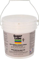 Synco Chemical - 5 Lb Pail Synthetic Lubricant w/PTFE General Purpose Grease - Translucent White, Food Grade, 450°F Max Temp, NLGIG 0, - Caliber Tooling