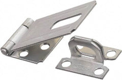 National Mfg. - 3-1/4" x 1-1/2" Wide, Safety Hasp - Zinc Plated Steel - Caliber Tooling