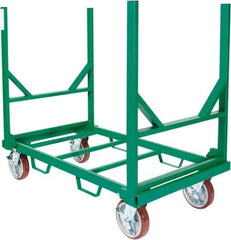 Greenlee - 2,500 Lb Capacity, 28-1/2" Wide x 48" Long x 36-1/2" High Bundler Cart - 1 Shelf, Steel - Caliber Tooling