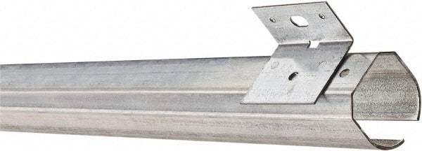 National Mfg. - 8 Ft Long, 600 Lb Capacity, Straight Boxrail - Galvanized - Caliber Tooling