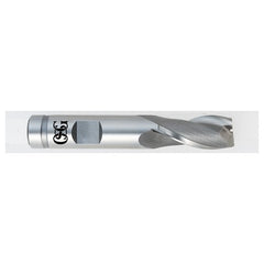 ‎5/32″ Dia. × 3/8″ Shank × 7/16″ DOC × 2-5/16″ OAL, HSSCo, Bright, 2 Flute, Square, Solid End Mill - Caliber Tooling