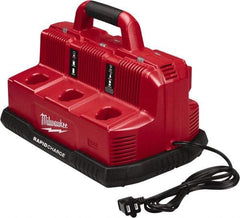 Milwaukee Tool - 18 Volt, 6 Battery Lithium-Ion Power Tool Charger - 1 hr to Charge - Caliber Tooling