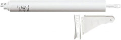 National Mfg. - 11-1/4" Closer Body Length, Storm & Screen Door Closer Manual Damper - White Finish - Caliber Tooling