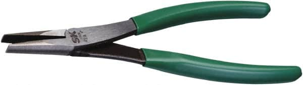 SK - 8-1/4" OAL, 4" Jaw Length, Duckbill Pliers - Serrated Jaw, Vinyl Coated Handles - Caliber Tooling