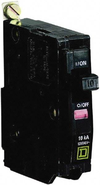 Square D - 10 Amp, 240 VAC, 1 Pole, Bolt On Miniature Circuit Breaker - 14-8 AWG - Caliber Tooling