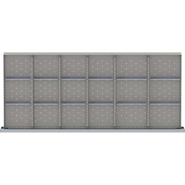 LISTA - 18-Compartment Drawer Divider Layout for 3.15" High Drawers - Caliber Tooling