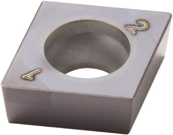 Seco - CCGW21.51 Grade CBN060K CBN Turning Insert - 80° Diamond, 1/4" Inscr Circle, 3/32" Thick, 1/64" Corner Radius - Caliber Tooling