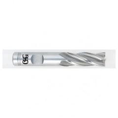 25/32 Dia. x 4 Overall Length 4-Flute Square End HSSE SE End Mill-Round Shank-Center Cutting-TiCN - Caliber Tooling