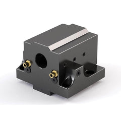 Global CNC Industries - Turret & VDI Tool Holders; Type: Mazak ID Block ; Clamping System: 94mm X 60mm ; Tool Axis: ID ; Through Coolant: No ; Additional Information: 4 Mounting Holes - Exact Industrial Supply