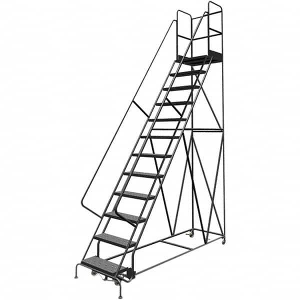 TRI-ARC - Rolling & Wall Mounted Ladders & Platforms Type: Rolling Warehouse Ladder Style: Rolling Platform Ladder - Caliber Tooling