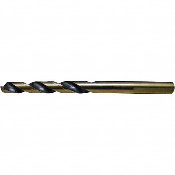 Cle-Force - 3/8" High Speed Steel, 135° Point, Round with Flats Shank Maintenance Drill Bit - Caliber Tooling