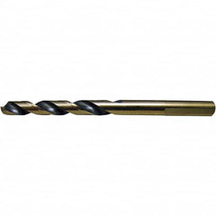 Cle-Force - 31/64" High Speed Steel, 135° Point, Round with Flats Shank Maintenance Drill Bit - Caliber Tooling