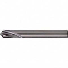 Chicago-Latrobe - 5/8" Body Diam, 90°, 4-1/4" OAL, Solid Carbide Spotting Drill - Caliber Tooling