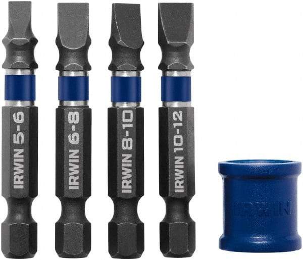 Irwin - Slotted Bit Set - 1/4" Hex Drive - Caliber Tooling