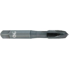 OSG - M16x2.00, D5, 3 Flutes, Plug Chamfer, V Finish, Vanadium High Speed Steel Spiral Point STI Tap - 4-1/4" OAL, 0.59" Shank Diam, 2" Thread Length, 0.442" Square Size, 6H Class of Fit, Series 342STI - Exact Industrial Supply