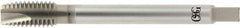 OSG - 7/16-14 UNC, 3 Flute, HR Finish, Powdered Metal Spiral Point Tap - Plug Chamfer, Right Hand Thread, 3-19/32" OAL, 1-21/32" Thread Length, 0.429" Shank Diam, 3B Class of Fit, Series 337NI - Exact Industrial Supply